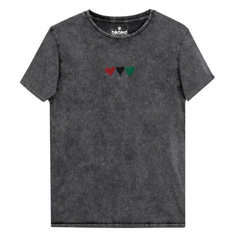 3 Hearts Denim T-Shirt